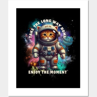 Cat T-shirt - catronauts Posters and Art